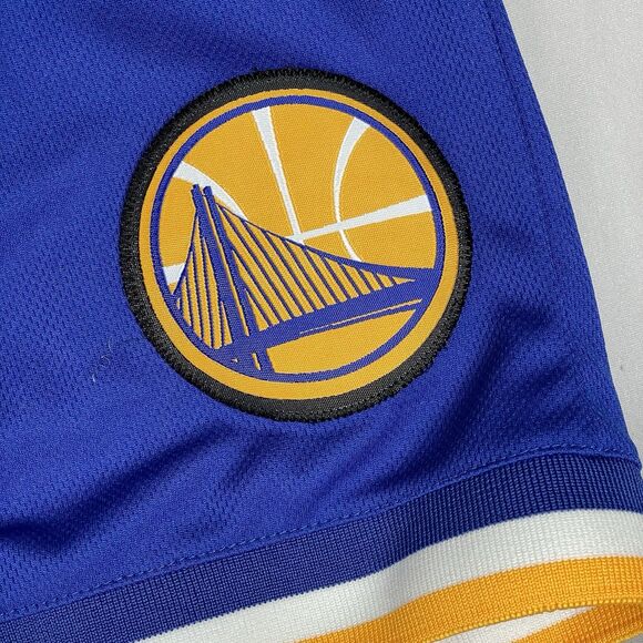 NBA Steph Curry Golden State Warriors Basketball Shorts Men's XL Blue Sportwear - Picture 3 of 15